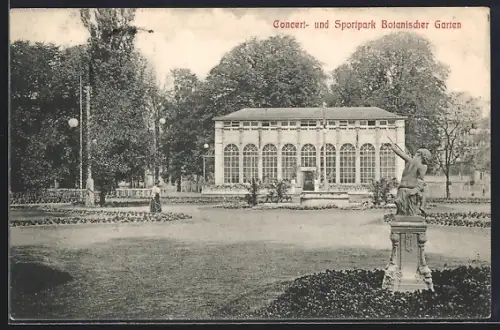 AK Berlin-Schöneberg, Concert- und Sportpark Botanischer Garten, Potsdamerstrasse 75