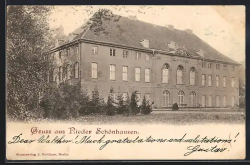 AK Pankow, Partie am Schloss Niederschönhausen