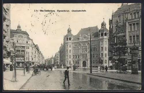 AK Berlin-Schöneberg, Chamissoschule in der Eisenacherstrasse