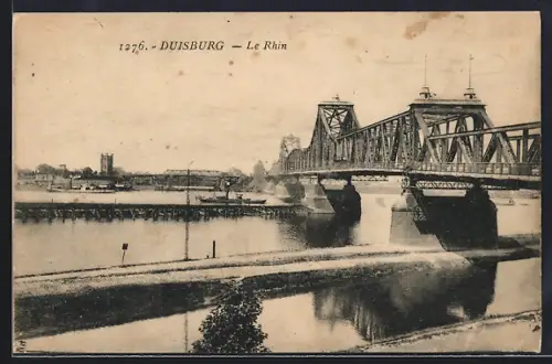 AK Duisburg, Partie am Rhein