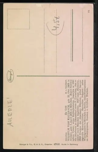 Künstler-AK Engel trägt ein Kind auf dem Arm, Zu Gott