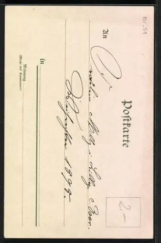 AK Weihnachtsengel mit verschneitem Tannenbaum, Weihnachtsgruss