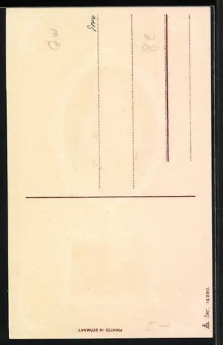 Präge-AK Kind in blauem Wintermantel und Pferdeschlitten im Passepartout, Fröhliche Weihnachten