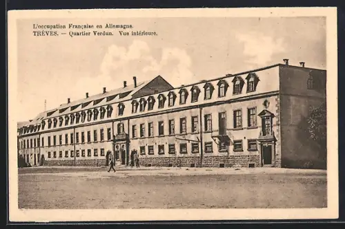 AK Treves, Quartier Verdun, Vue interieure, L`occupation Francaise en Allemagne
