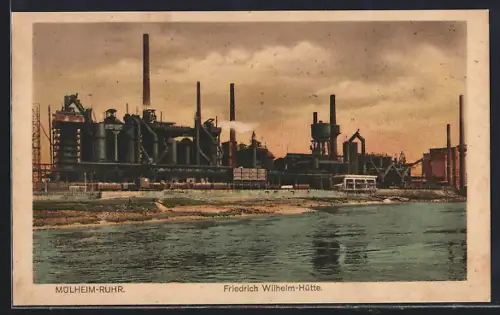 AK Mülheim-Ruhr, Blick nach der Friedrich Wilhelm-Hütte