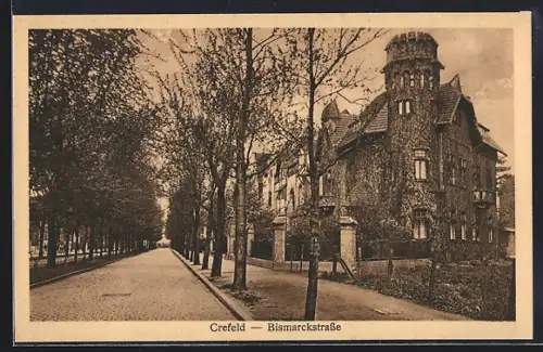 AK Krefeld, Bismarckstrasse