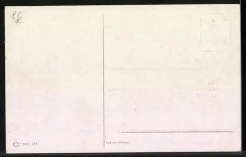 AK Zwei Schäferhunde, Portrait