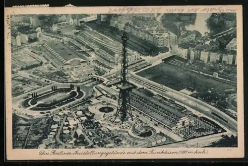 AK Berlin-Charlottenburg, Ausstellungsgelände, Funkturm