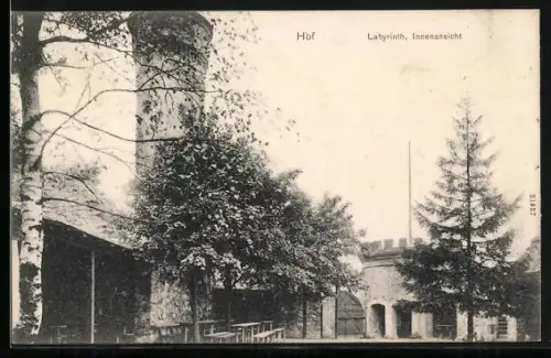 AK Hof, Labyrinth, Innenansicht