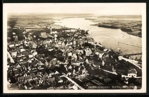 AK Kappeln /Schlei, Luftschiffaufnahme