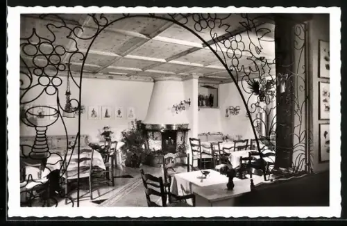 AK Rastatt, Restaurant Katzenberger`s Adler, Badische Weinstuben, Murgtalstrasse 7