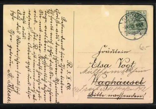 AK Rastatt i. B., Partie an der Murg