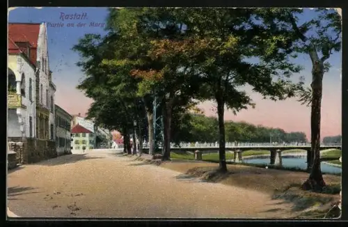 AK Rastatt, Partie an der Murg