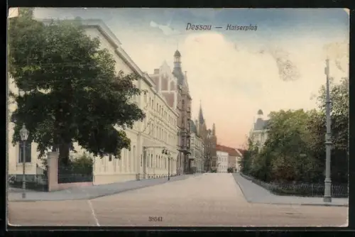 AK Dessau, Kaiserplatz