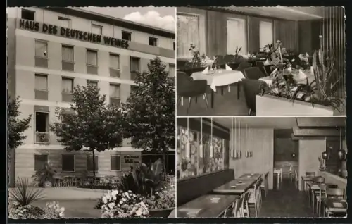 AK Mainz, Haus des Deutschen Weines, Restaurant, Inh. Hans Tepe
