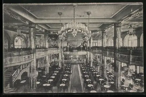 AK Berlin-Charlottenburg, Tauentzien-Palast, Kaffee-Moltke, Kronen-Kaffee, Inh. Heinrich Braun