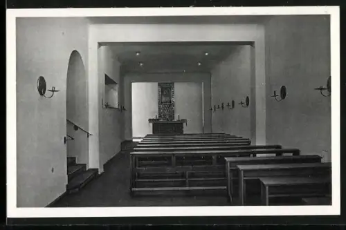 AK Berlin-Charlottenburg, St. Benedikt-Kapelle der Katholischen Studentenseelsorge, Schlüterstrasse 72