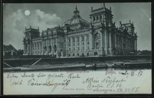 AK Berlin-Tiergarten, Reichstagsgebäude