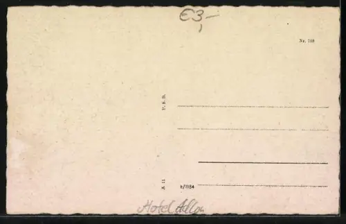 AK Berlin, Unter den Linden, Hotel Adlon