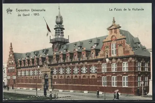 AK Gand, Exposition Universelle 1913, Le Palais de la Holland
