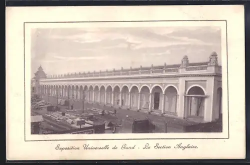 AK Gand, Exposition Universelle 1913, La Section Anglaise