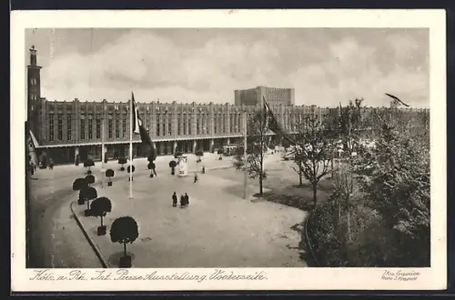 AK Köln a. Rh., Internationale Presse-Ausstellung, Vorderseite