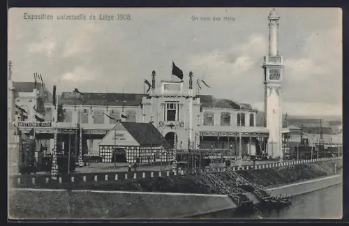 AK Liége, Exposition universelle 1905, Un coin des Halls