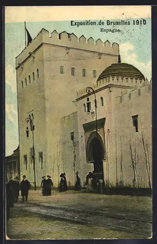 AK Bruxelles, Exposition Universelle 1910, Espagne