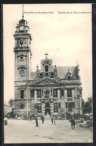 AK Bruxelles, Exposition Universelle 1910, Pavillon de la Ville de Bruxelles