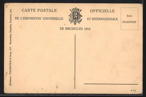 AK Bruxelles, Exposition Universelle 1910, Colonies Francaises