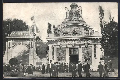AK Bruxelles, Exposition Universelle 1910, Pavillon de la Canadian Pacific