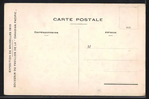 AK Bruxelles, Exposition Universelle 1910, Pavillon de la Canadian Pacific