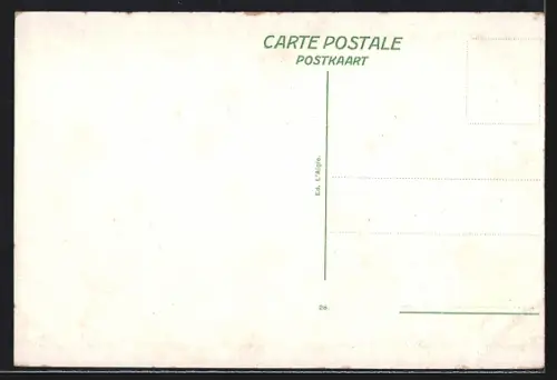 AK Bruxelles, Exposition Universelle 1910, Entrée de Bruxelles Kermesse
