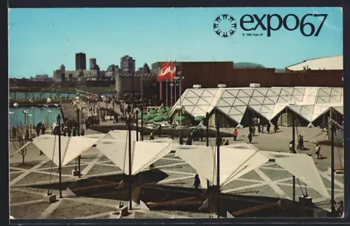 AK Montréal, expo 67, Vue d`ensemble de l`Ile Sainte-Helene