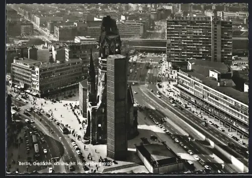 AK Berlin-Charlottenburg, Gedächtniskirche, Hardenbergstrasse