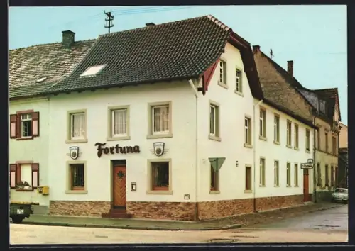 AK Rastatt /Baden, Restaurant Fortuna, Bes. A. u. F. Grünewald, Kaiserstrasse 71