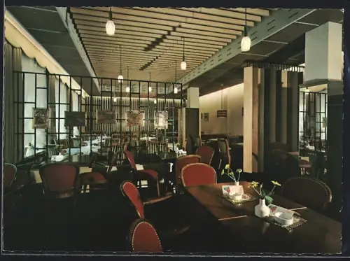 AK Rastatt, Café am Schloss v. Karl Hauns, Herrenstrasse 16b