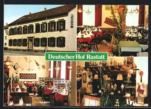 AK Rastatt, Deutscher Hof, Kehler Strasse 19