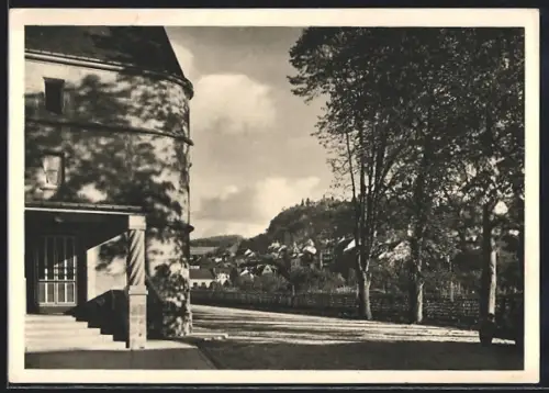 AK Gerolstein /Eifel, Partie am Hauptbahnhof