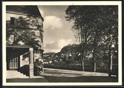 AK Gerolstein /Eifel, Partie am Hauptbahnhof