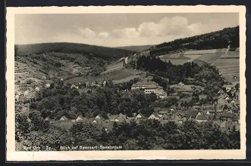 AK Bad Orb i. Sp., Blick auf Spessart-Sanatorium