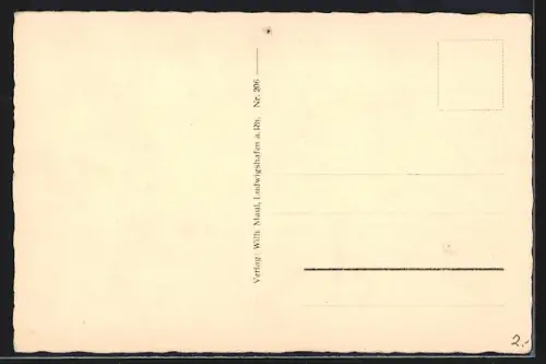 AK Worms a. Rhein, Hagendenkmal am Rhein