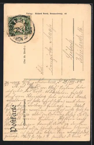 AK Nürnberg, Küche im Dürerhaus