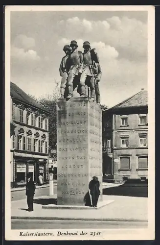 AK Kaiserslautern, Denkmal der 23er, Geschäft