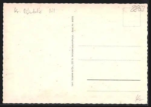 AK Ritterhude, Kirche, Schulgebäude, Reihenhäuser