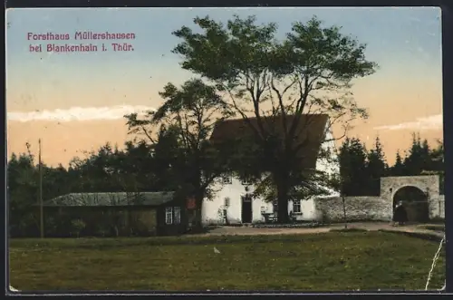 AK Blankenhain i. Thür., Forsthaus Müllershausen
