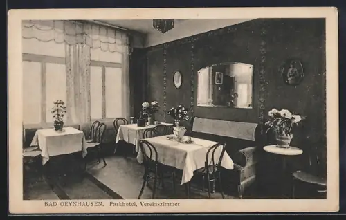 AK Bad Oeynhausen, Parkhotel, Vereinszimmer