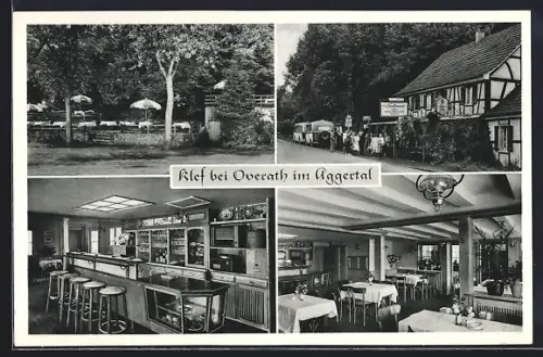 AK Klef bei Overath, Gasthaus zum Forellenwirt v. E. Wilmes