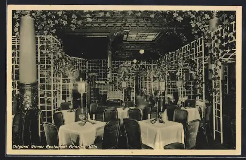 AK Köln, Original Wiener Restaurant Grinzing, Salomonsgasse 13