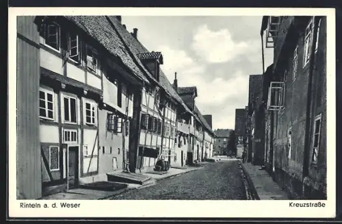 AK Rinteln a. d. Weser, Kreuzstrasse